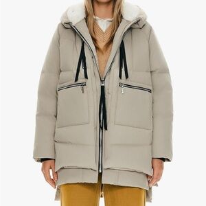 Orolay Women's Beige Puffer Jacket